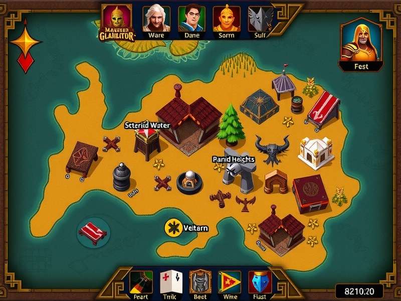 Mustard Marauders Gladiator Player Distribution Map